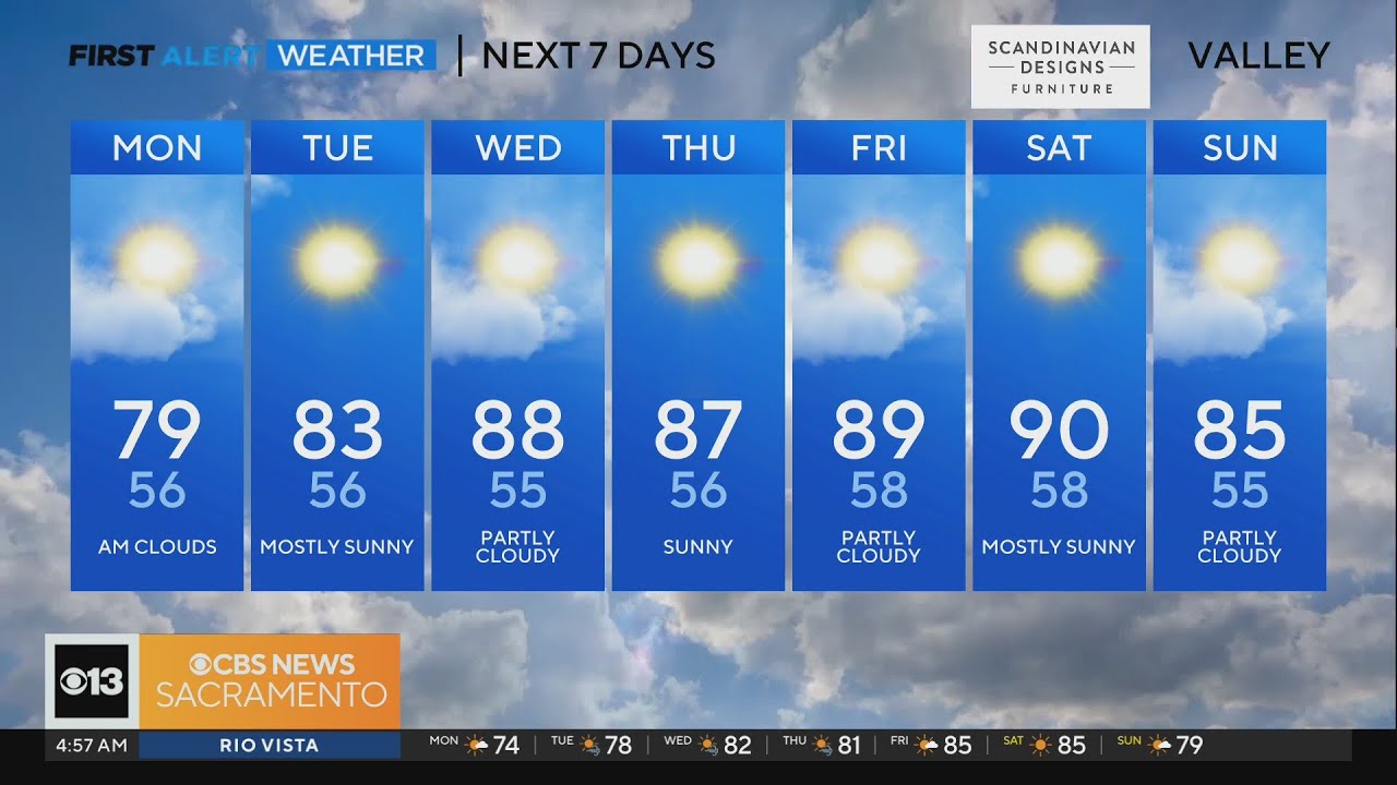 Monday morning weather forecast - June 12, 2023 - YouTube