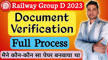 Railway Group D Document Verification Process | Group D DV Full Details | Vicky Raj Railway