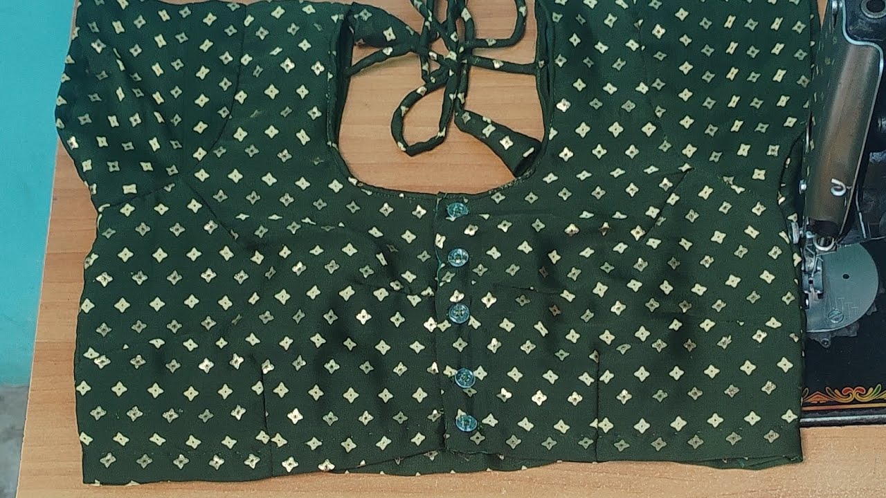  blouse ki cutting and stitching सादा ब्लाउज को काटना और सिलना सीखें 