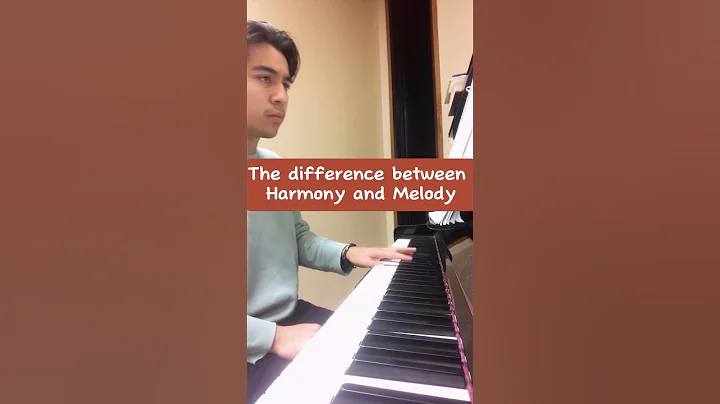 Explaining harmony and melody in under 20sec. #music #shortsvideo #instrumentalmusic #shortsvideo