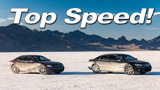 Quattroporte and Phaeton - Top Speed on the Salt Flats! - Big Sedan Challenge #6 | Everyday Driver