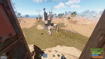 RUST 2019 10 21  bot raid defense