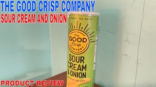 ✅  The Good Crisp Company, Sour Cream and Onion, Gluten Free Potato Chips 🔴