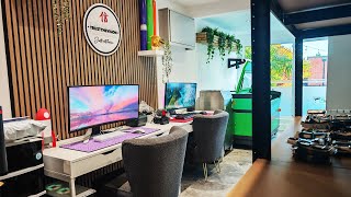 I BUILT MY DREAM BUSINESS WORKSPACE IN A SHED!