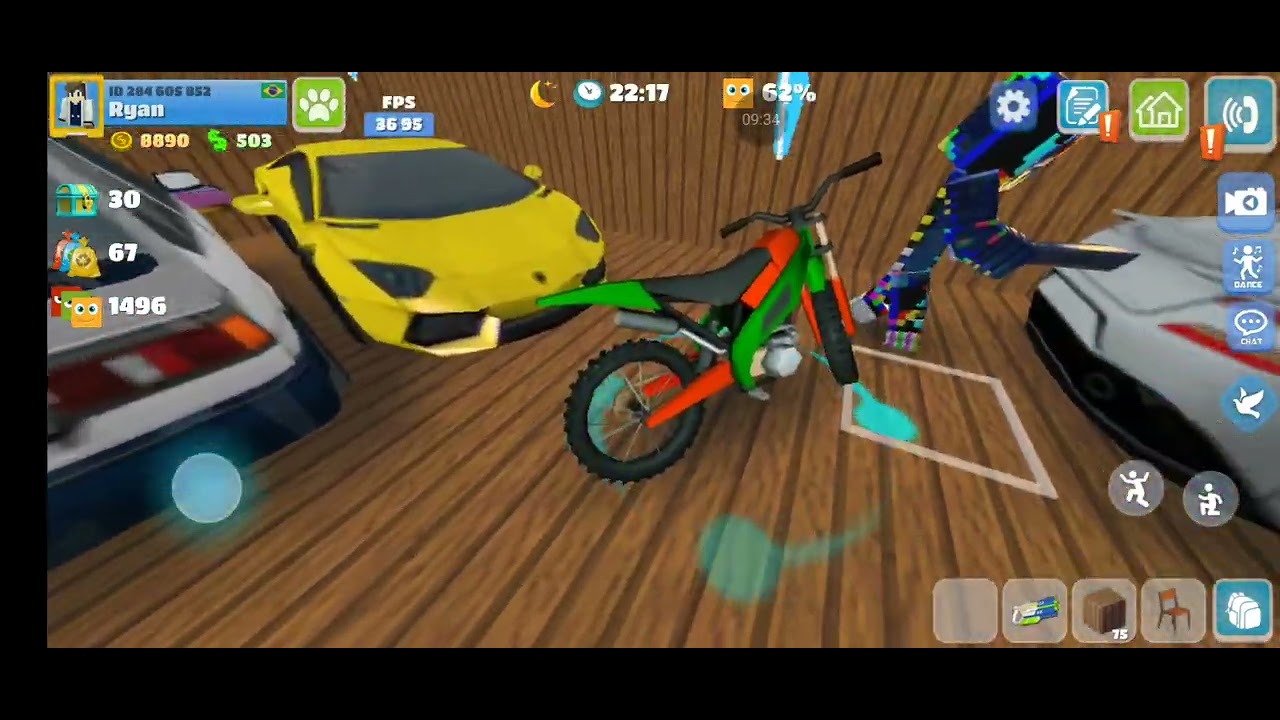 Vendendo carros e motos na loja [School Party Craft]