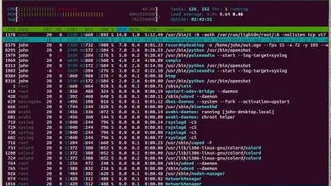 Monitoring System Resources on Linux with htop - landoflinux.com
