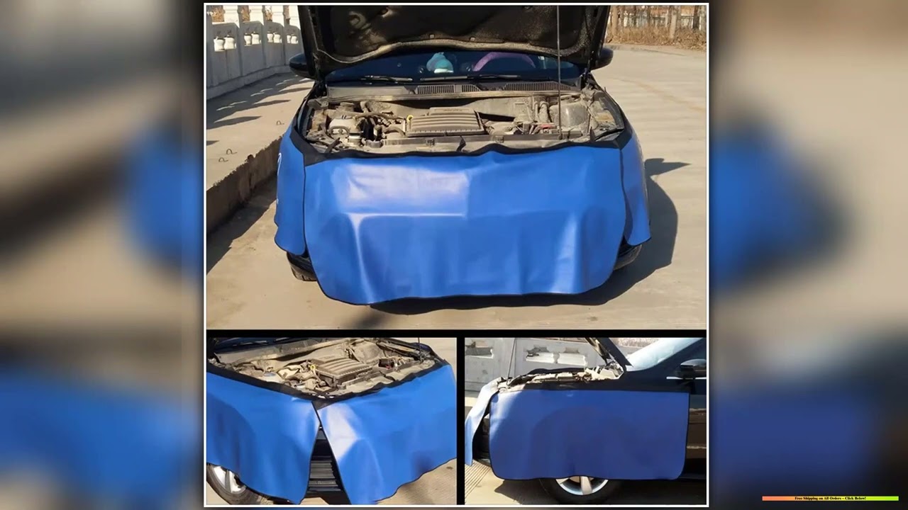 Universal Car Magnetic Front Fender Cover Foldable Protector Mechanic Work Mat Auto Repairing Pad I