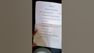 Msc 2nd sem Plant Development and Reproductive biology paper ( BOTANY) kumaun University Nainital uk