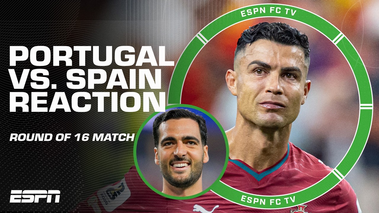 HUGE DISAPPOINTMENT for Portugal⁉️ REACTION to Spain's Round of 16 win at the World Cup | ESPN FC