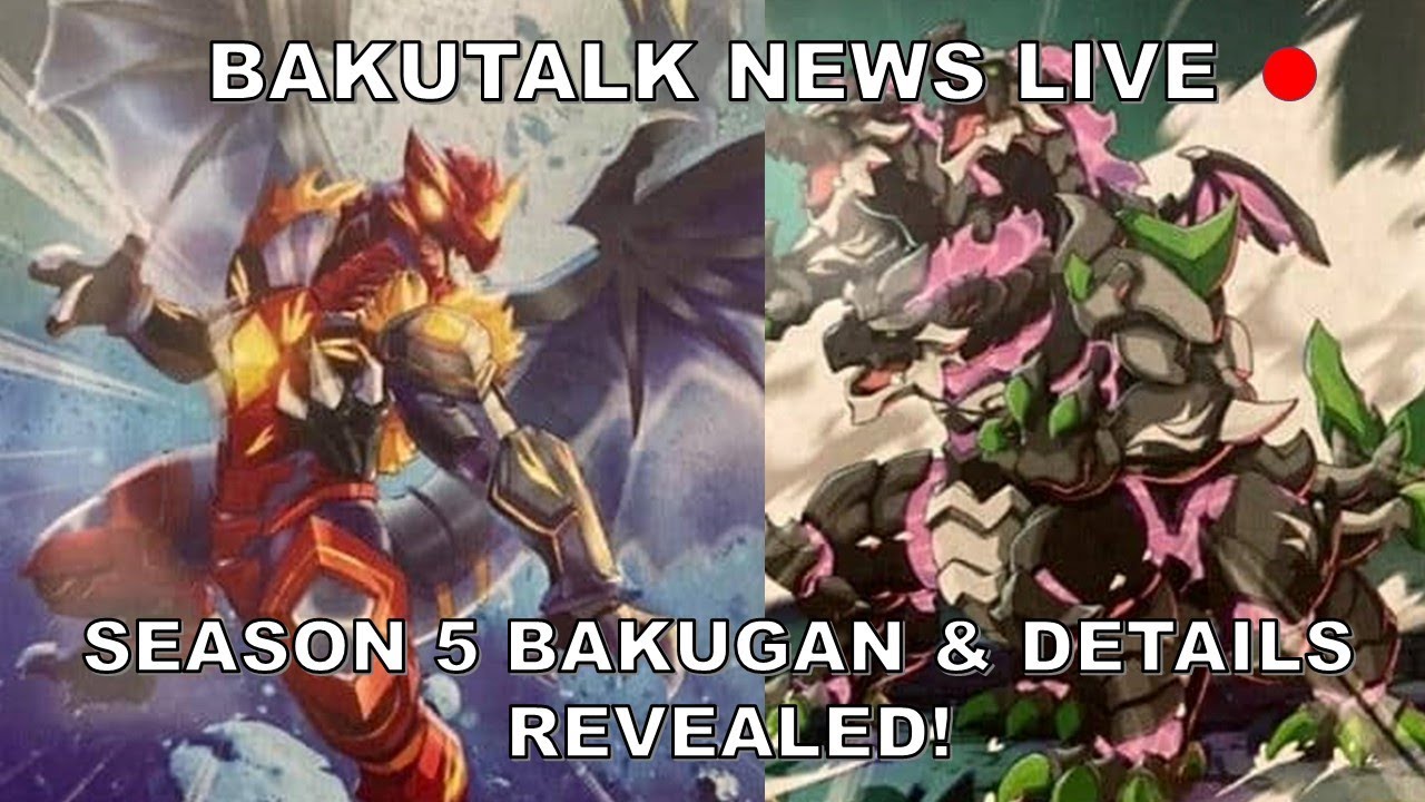 BakuTalk News LIVE 🔴 SEASON 5 Bakugan & Details REVEALED! - YouTube