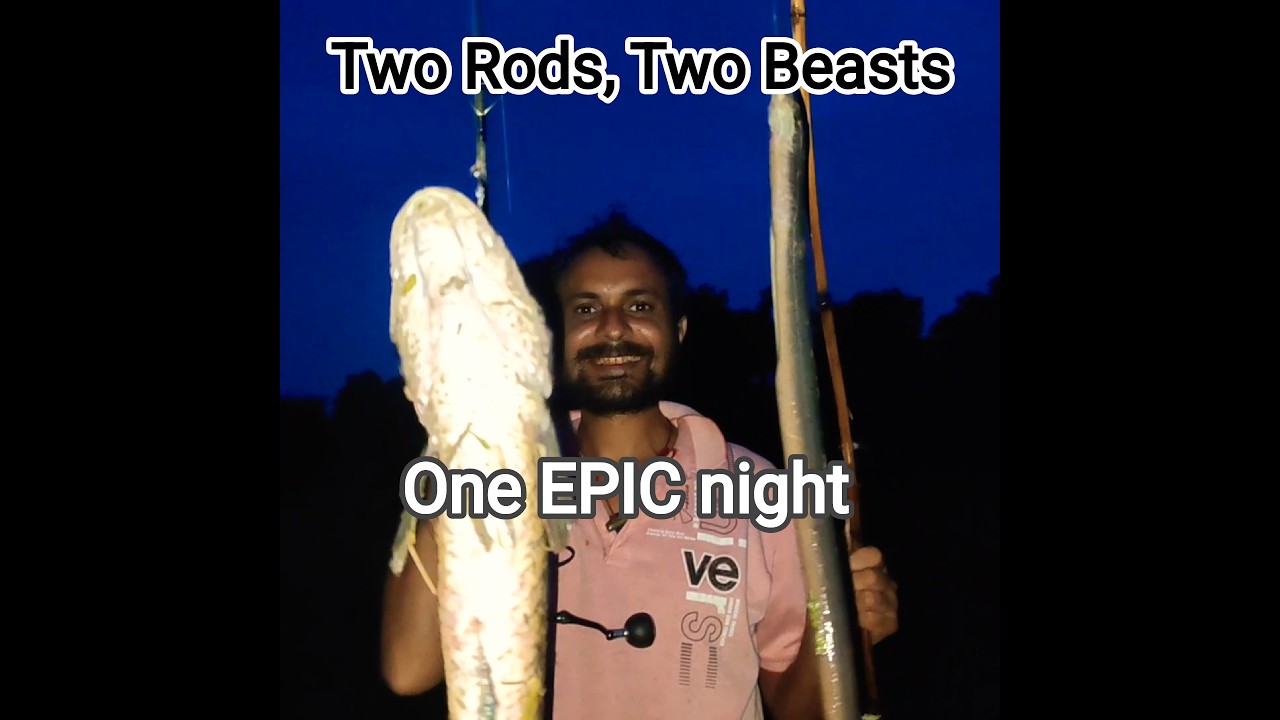 Two Rods. Two Beasts. One Epic Night!
Snakehead & Eel Combo Catch! 🔥🐍🐟