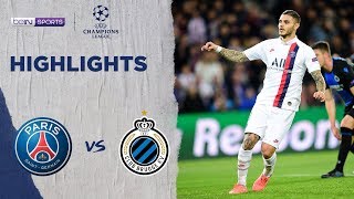PSG 1-0 Club Brugge | Champions League 19/20 Match Highlights