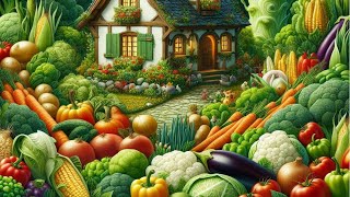 Good Night Vegetables | A Soothing Bedtime Story for Kids with Vegetables | Kids Bedtime Story