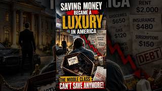 The Day Saving Money Became a Luxury in America 💸 #SavingMoney #MiddleClass #PersonalFinance