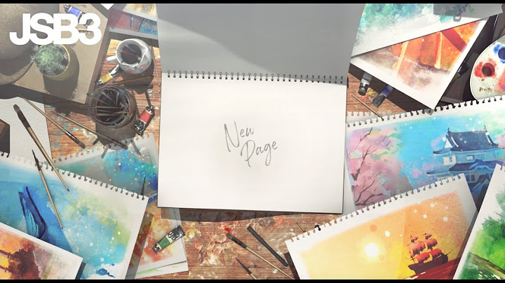'New Page' Story Video / 三代目 J SOUL BROTHERS