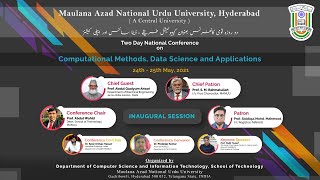 Computational Methods, Data Science and Applications | 2 day National Conference | Inaugural | MANUU