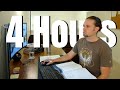 4 Hour Study With Me – Pomodoro Focus Session (Live Timer)