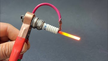 How To Make a Simple Welding Machine from SPARK PLUG at Home! New creative idea🔥