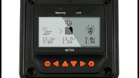 EPEVER MT50 LCD Display Remote Meter, Only Suitable Tracer-A/an/BN Series10-100A - Overview
