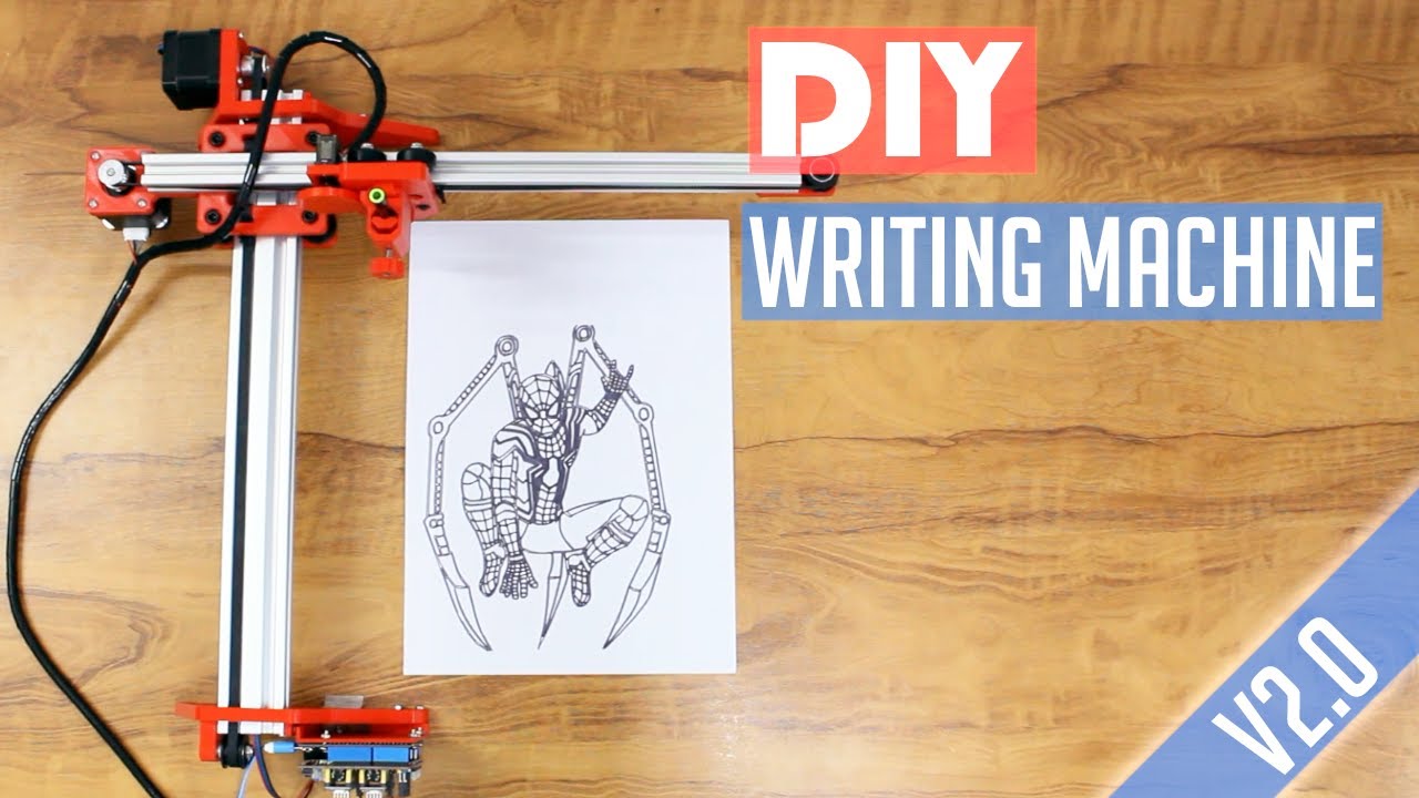 How To Make Mini Homework Writing Machine at Home 