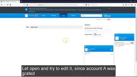Cisco WebEx - File Sharing  File Library in Webex