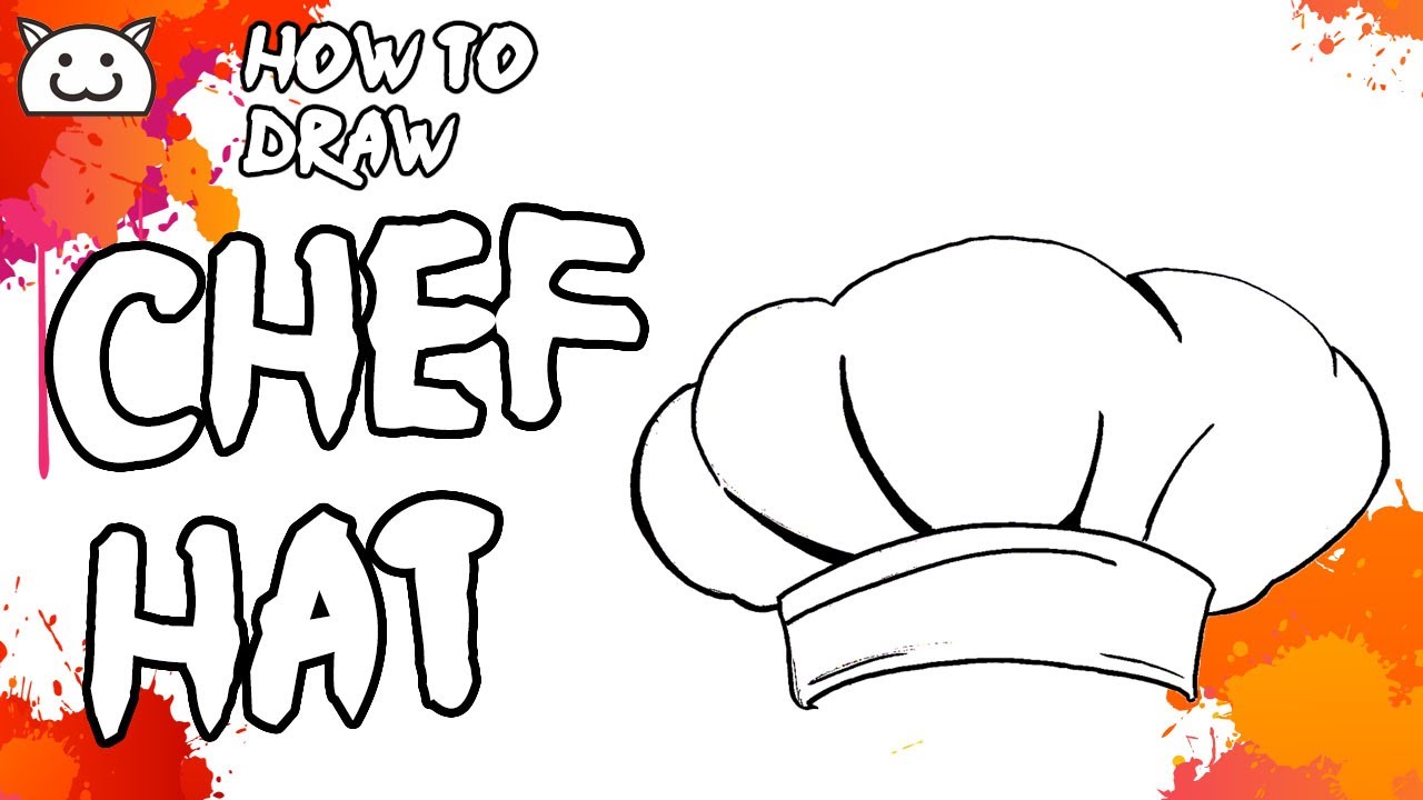 How to Draw Chef Hat - YouTube