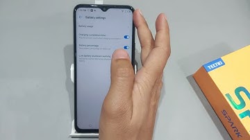 Tecno spark go 2022,2021 battery percentage setting | Battery percentage kaise set kare