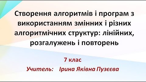 Складання програм в Python 7 клас