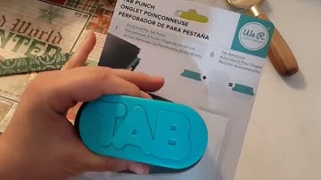 We R Memory Keepers® Tab Punch Tutorial 💦🏷