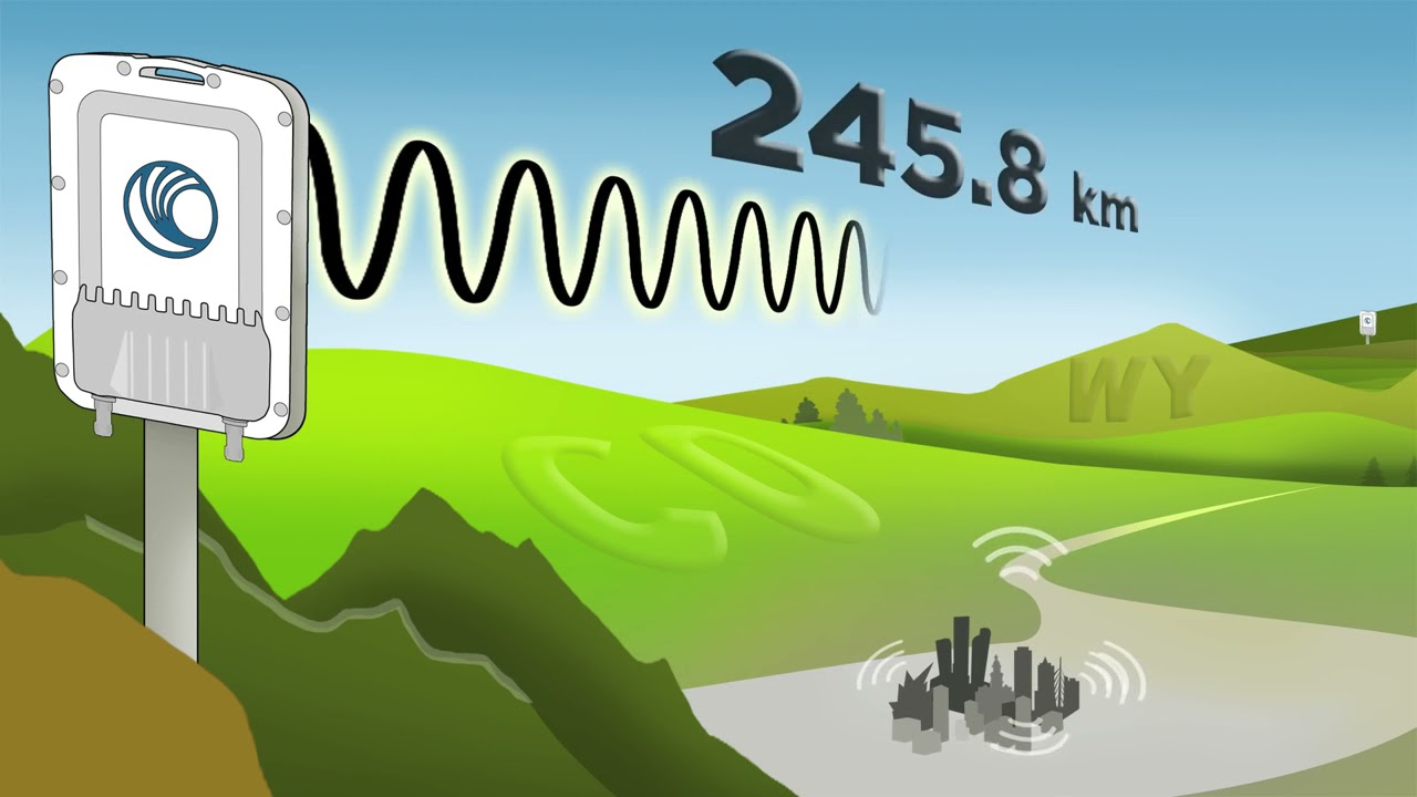 Enlace PTP670 a 250 Km