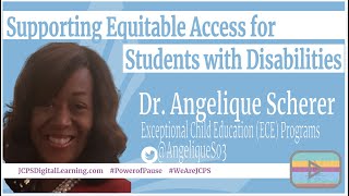 Supporting Equitable Access for Students with Disabilities