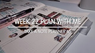 TAKE A NOTE PLANNER 2023 | WEEK 22 - PLAN WITH ME | BULLET JOURNAL