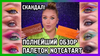 ОБЗОР ПАЛЕТОК NOTCATART I 10 макияжей