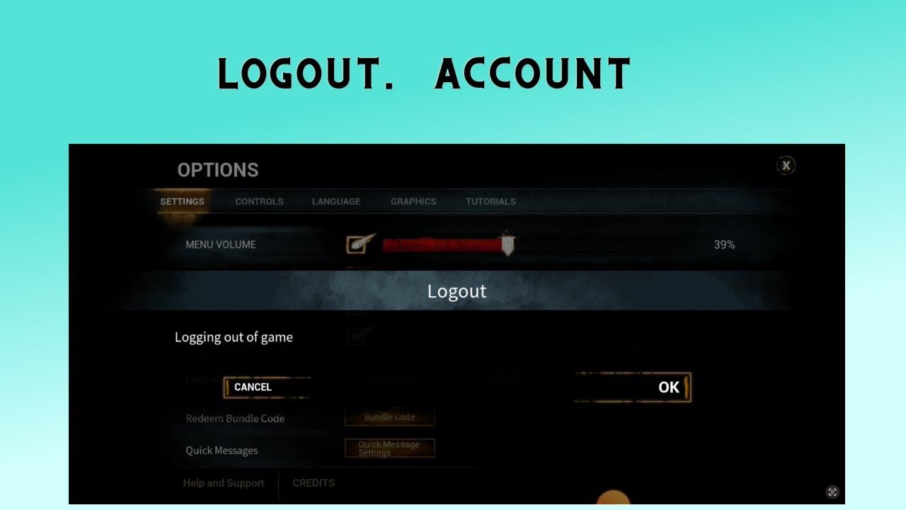 How to Logout from Dead by Daylight Mobile Account - YouTube