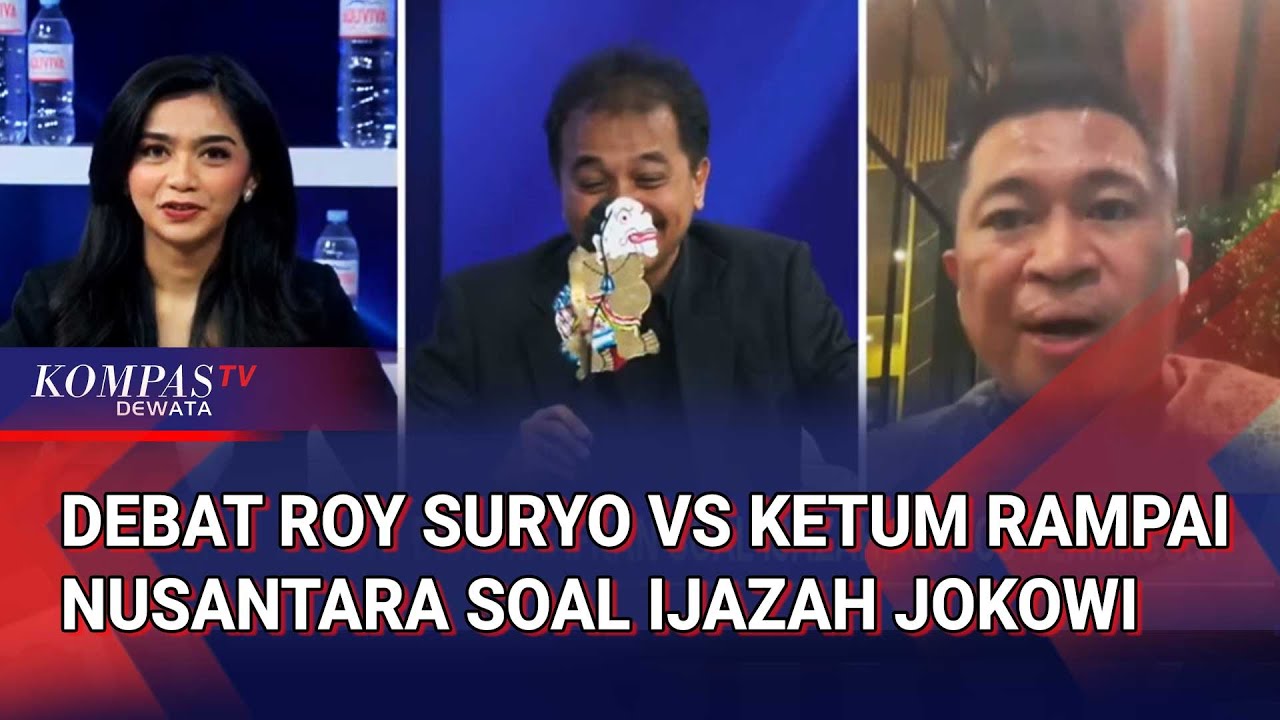 Panas! Debat Roy Suryo Vs Ketum Rampai Nusantara soal Jokowi Bisa Maafkan soal Ijazah