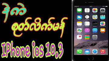 နဲကဲ စုတ္လိက္မန္ IPhone ios 10.3 Mon Font & Keyboard