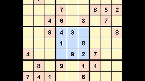 How to Solve Washington Times Sudoku Difficult December 31, 2021
