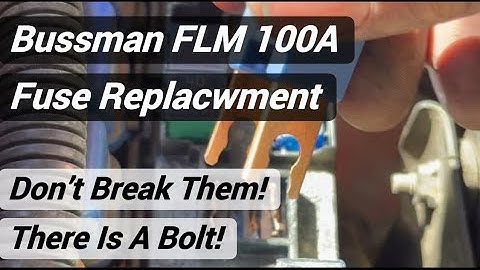 Quick Tip - Nissan 100A Battery Fuse Replacement.