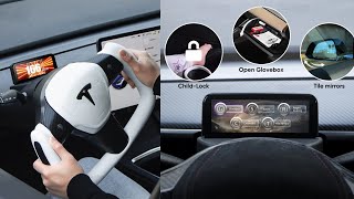 Ultra Mini Instrument Cluster Display For Tesla Model 3/Y (Upgraded W/ Touch Screen) 2023 screenshot 4