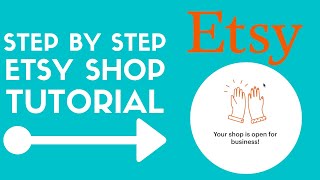 how to start an etsy shop for beginners | etsy store setup tutorial