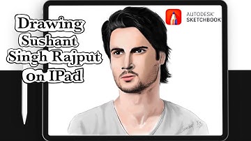 Drawing Sushant Singh Rajput on iPad Pro with Apple Pencil ||Timelapse || #Shorts