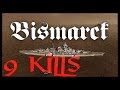 Bismarck  9✖️ KILLS HARD Carry - 196K dmg ✖️ World of Warships