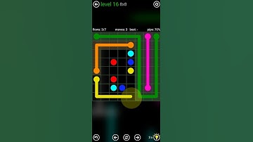 Flow Free, Classic Pack Medium Level 16 (8×8)