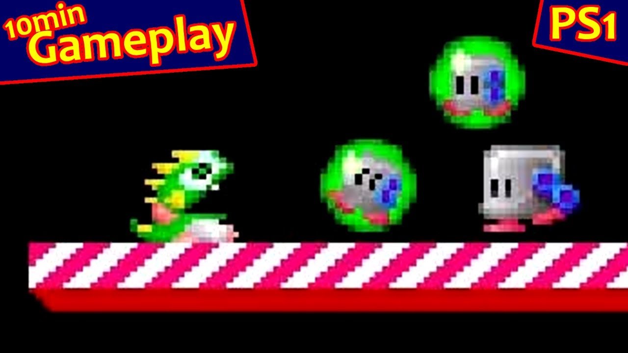 Bubble Bobble: featuring ... (PS1) Gameplay -