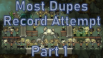 Oxygen Not Included - Most Dupes Record Attempt - Part 1