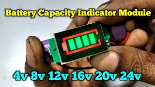 Lithium Battery Capacity Indicator Module Lead-Acid Ni-MH || 4v 8v 12v 16v 20v 24v Battery indicator screenshot 2