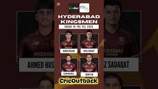 Hyderabad Kingsmen Squads Announced Against Lahore Qalandr Today 2026 🔥❤️🙌🇵🇰