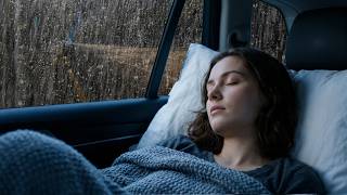Stop Overthinking Tonight with Heavy Rain & Thunder Sounds on Car at Night | Deep Sleep