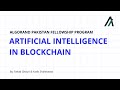 Algorand Pakistan Fellowship Program - AI in Blockchain