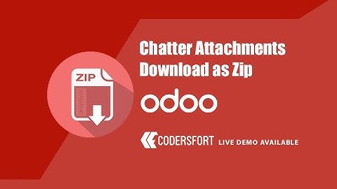 How to Download Attachments in odoo | Zip Download Attachments in odoo | odoo Export Attachments